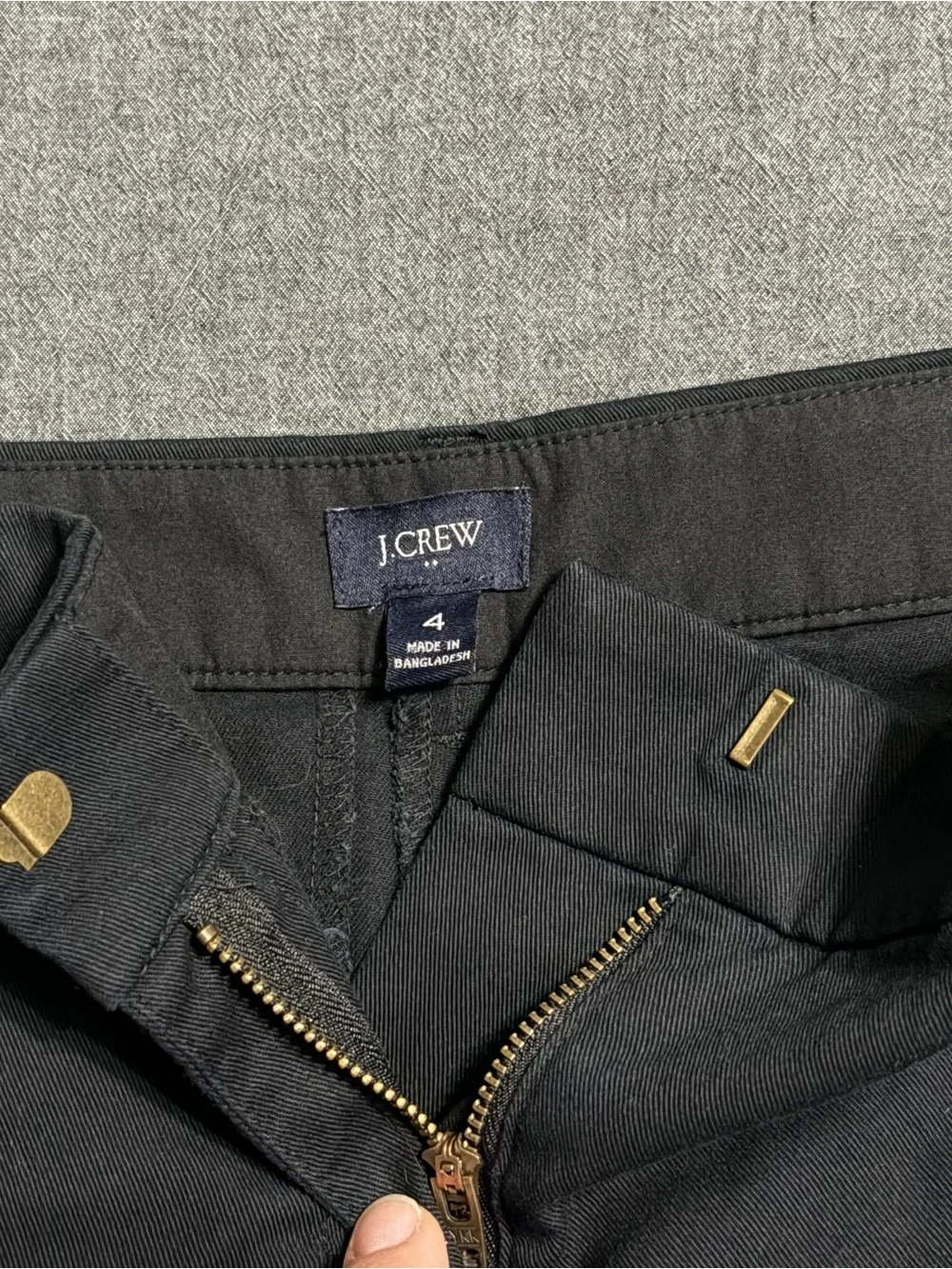 J. Crew Black Cotton Shorts